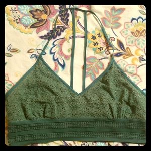 Floreat Green Lace Bralette